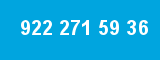 922 271 59 36 922 271 59 36
